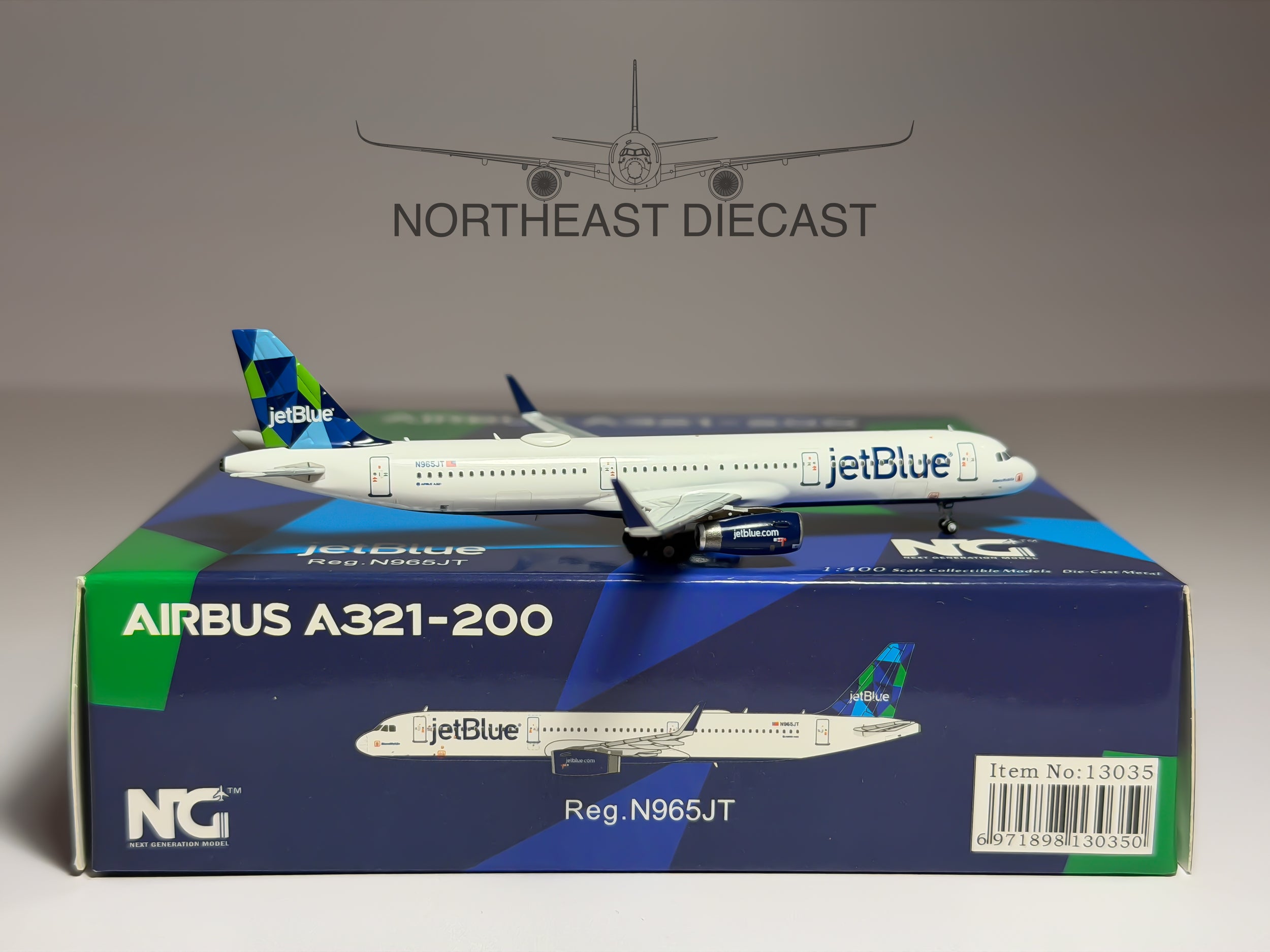 JetBlue Airbus A321 1:400 NG Models N965JT (NG13035)