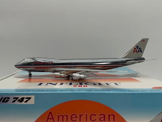 Inflight200 1:200 American Airlines Boeing 747-100 N9666 Polished IF741AA1122P