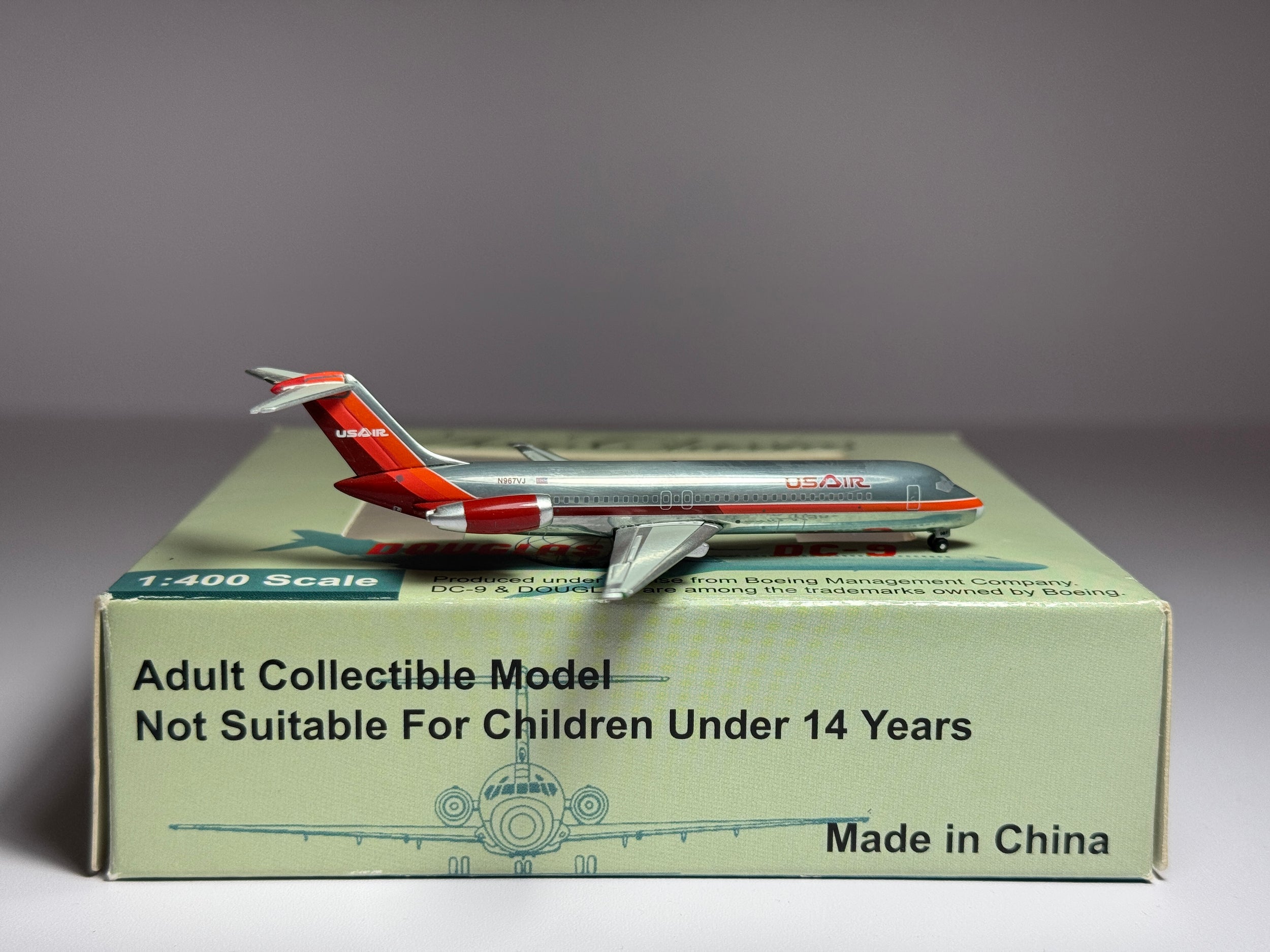 Aeroclassics 1:400 USAir McDonnell Douglas DC-9-32 N967VJ ACN967VJ