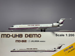 Jet-X 1:200 House Colors McDonnell Douglas MD-81 N980DC UHB Demo JXL069A