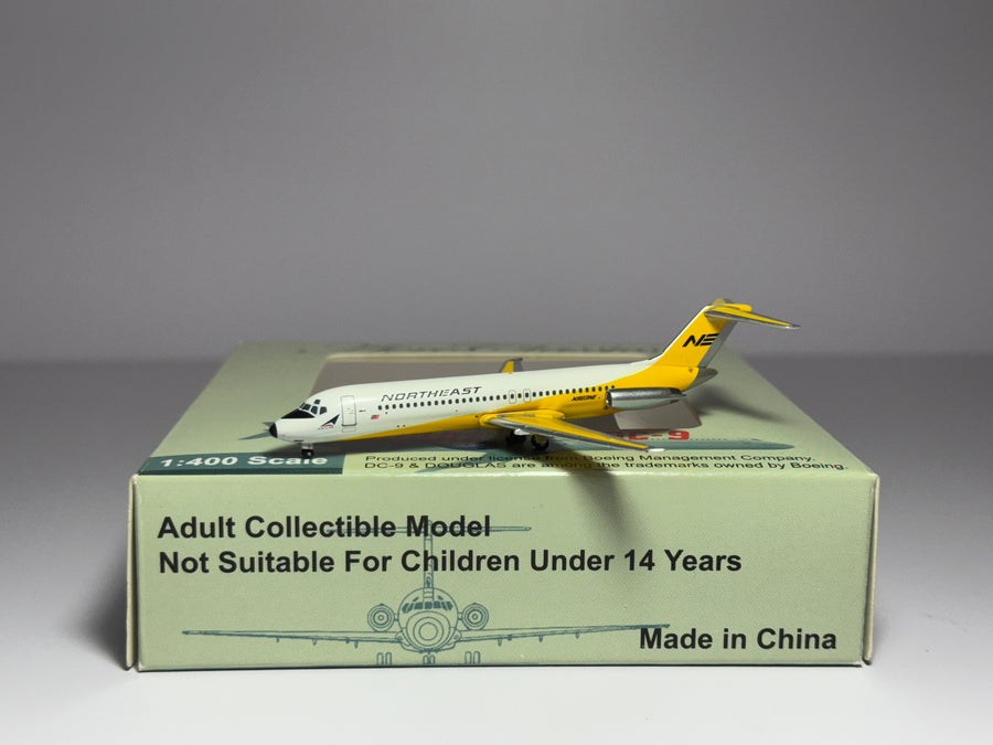 Aeroclassics 1:400 Northeast Airlines Douglas DC-9-30 N983NE Delta Logo ACN983NE