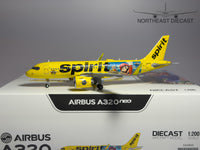 Spirit Airlines Airbus A320neo 1:200 JC Wings N986NK (SA2065)