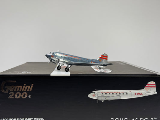 Gemini Jets 1:200 TWA Douglas DC-3 NC1943 G2TWA314