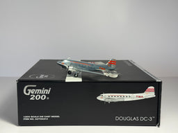 Gemini Jets 1:200 TWA Trans World Douglas DC-3 NC1943 polished G2TWA314