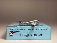 Aeroclassics 1:400 Pan American Douglas DC-3 NC30011 polished metal ACNC30011