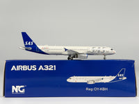 SAS Scandanavian Airbus A321-200 1:400 NG Models OY-KBH (NG13005)