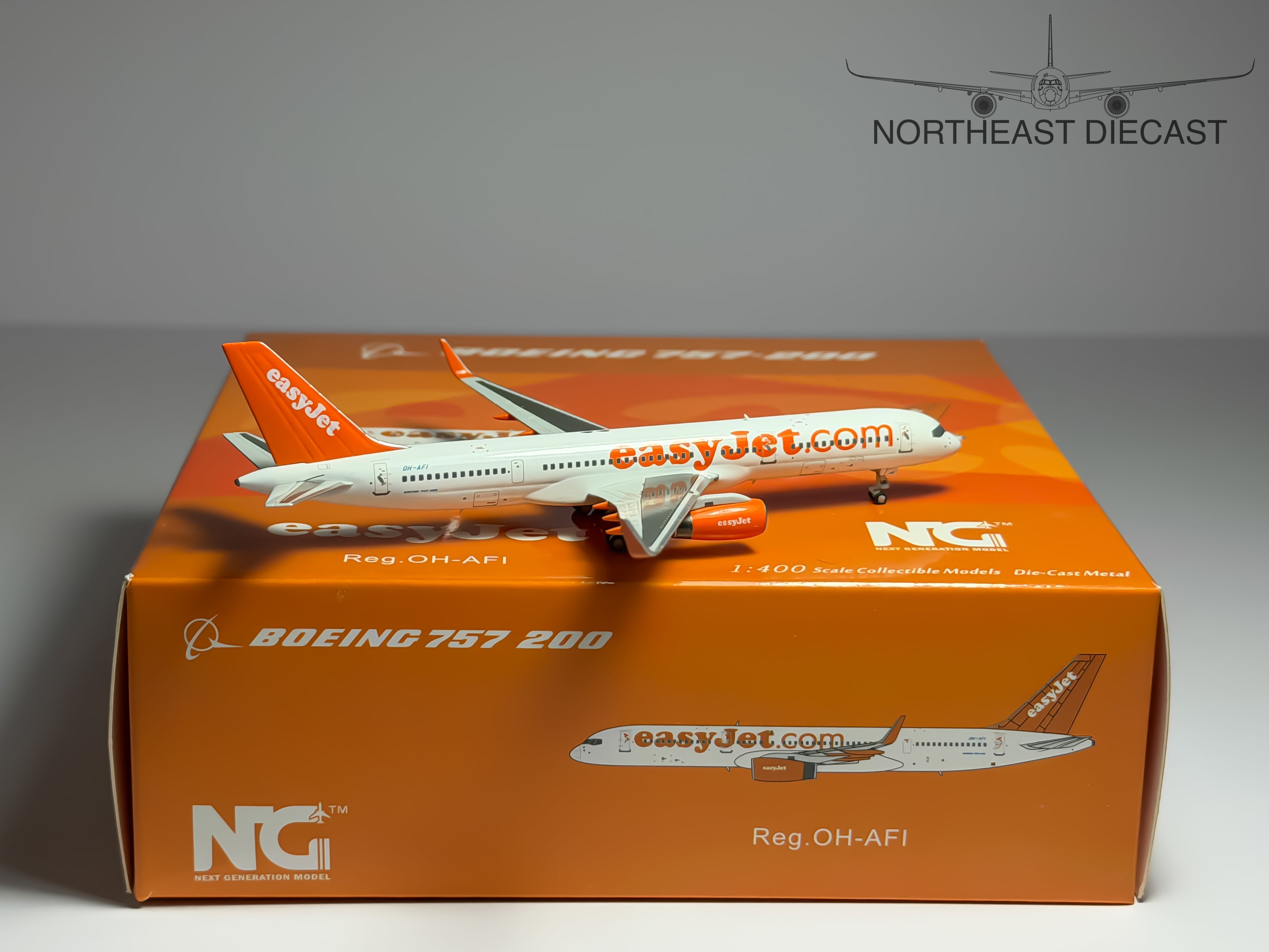 EasyJet Boeing 757-200 1:400 NG Models OH-AFI (NG53057)