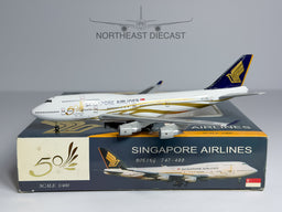 Singapore Airlines Boeing 747-400 1:400 Net Models 9V-SMZ (NM4009VSMZ)
