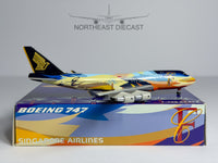 Singapore Airlines Boeing 747-400 1:400 Net Models 9V-SPK (NM4009VSPK)