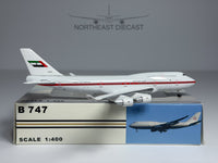 Abu Dhabi Amiri Flight (UAE Royal/VIP) Boeing 747-400 1:400 Net Models A6-UAE (NM400A6UAE)