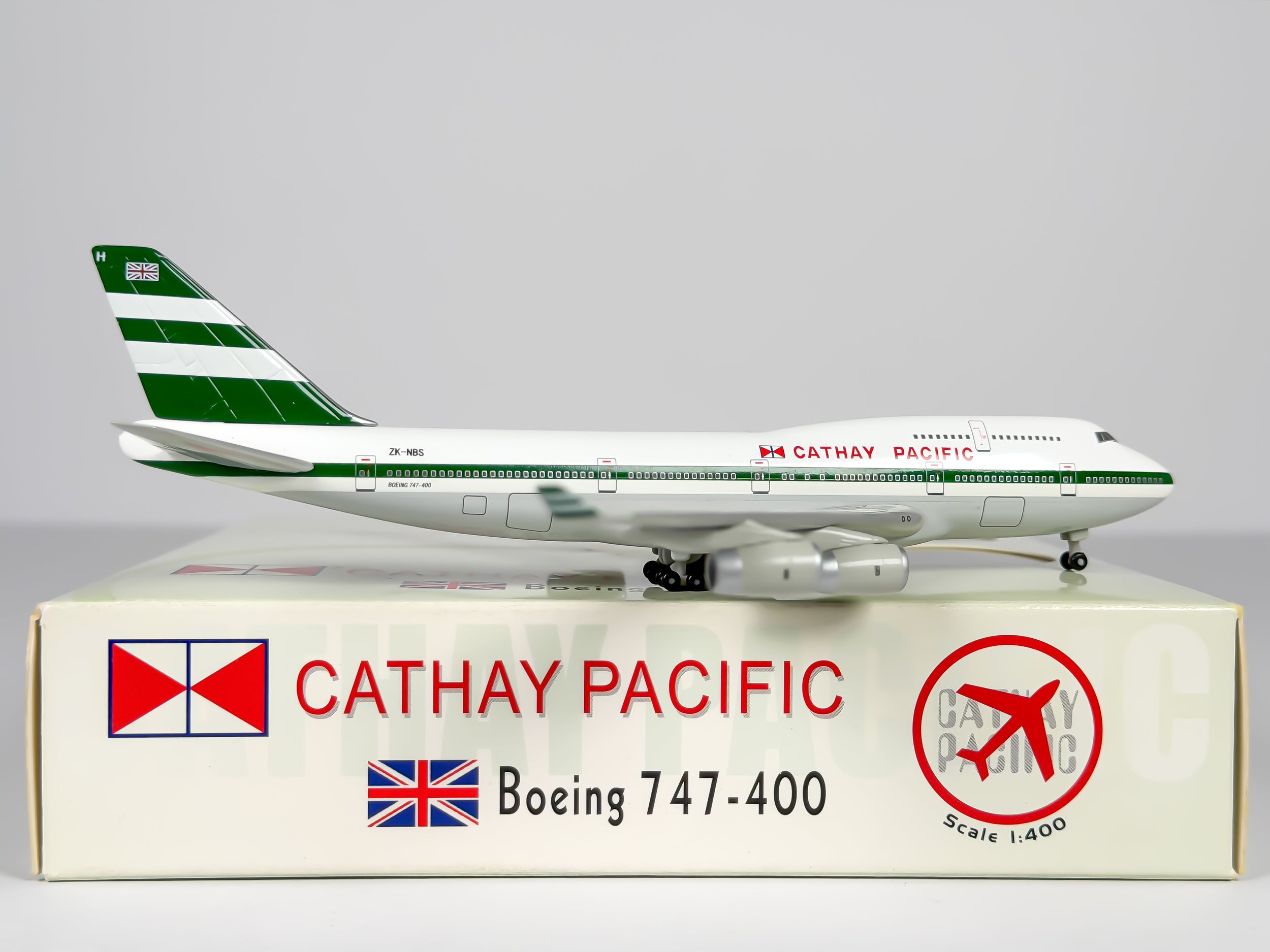 Cathay Pacific Boeing 747-400 1:400 Net Models ZK-NBS (NM4ZKNBS)