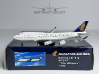 Thai Airways Boeing 747-400 1:400 Net Models 9V-SPP (NM9VSPP)