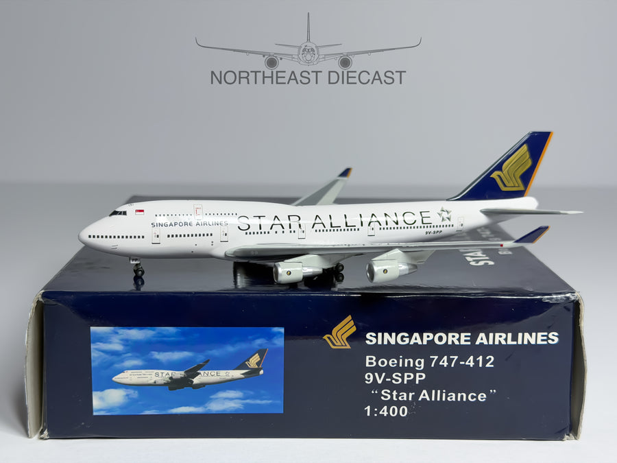Thai Airways Boeing 747-400 1:400 Net Models 9V-SPP (NM9VSPP)
