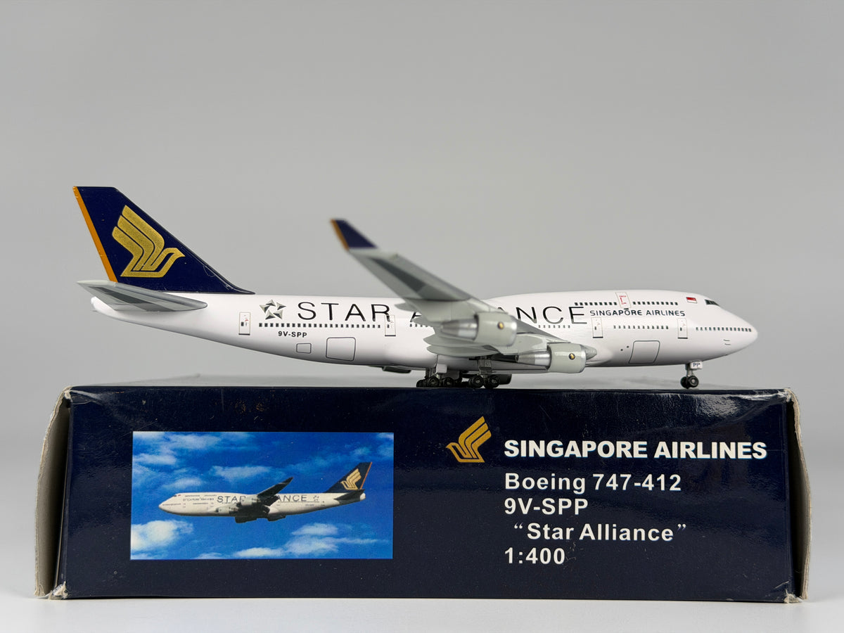 Thai Airways Boeing 747-400 1:400 Net Models 9V-SPP (NM9VSPP)