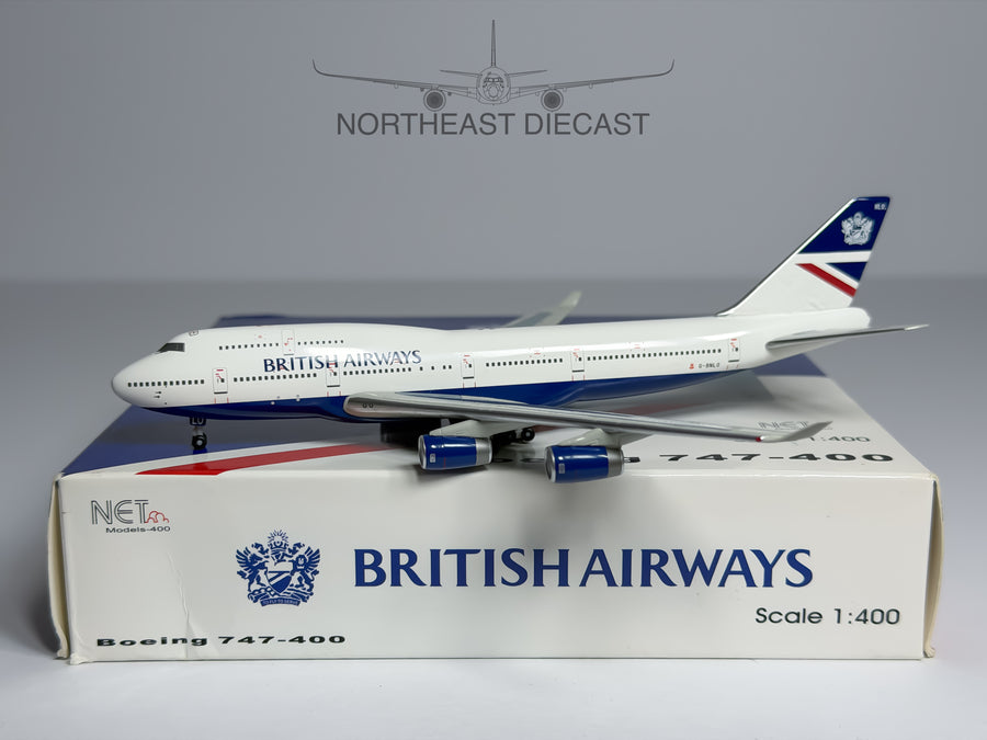 British Airways Boeing 747-400 1:400 Net Models G-BNLO (NMGBNLO)