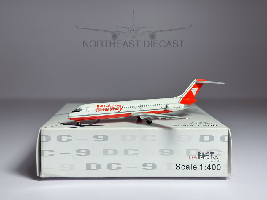 Midway Airlines Douglas DC-9-30 1:400 Net Models N946ML (NMN946ML)