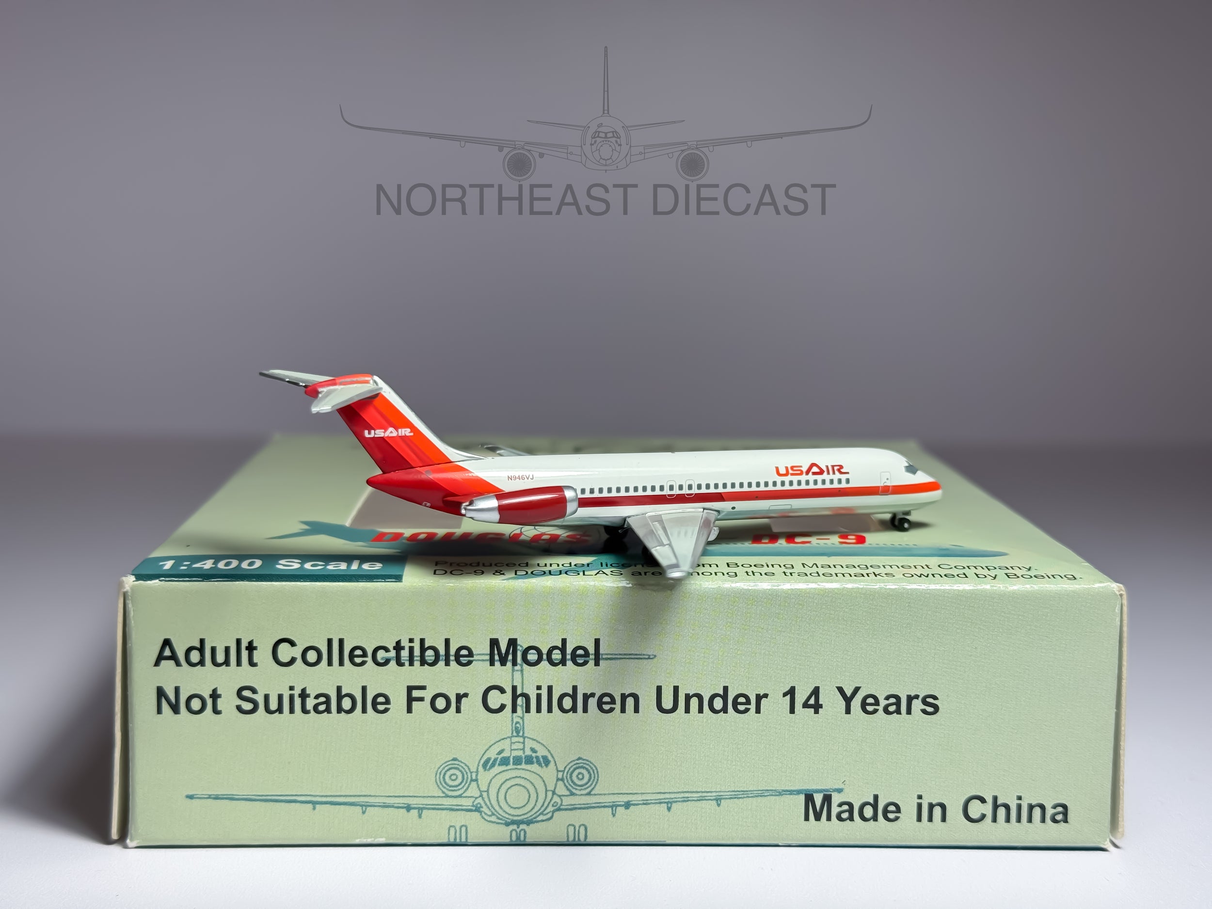 USAir Douglas DC-9-30 1:400 Net Models N946VJ (NMN946VJ)