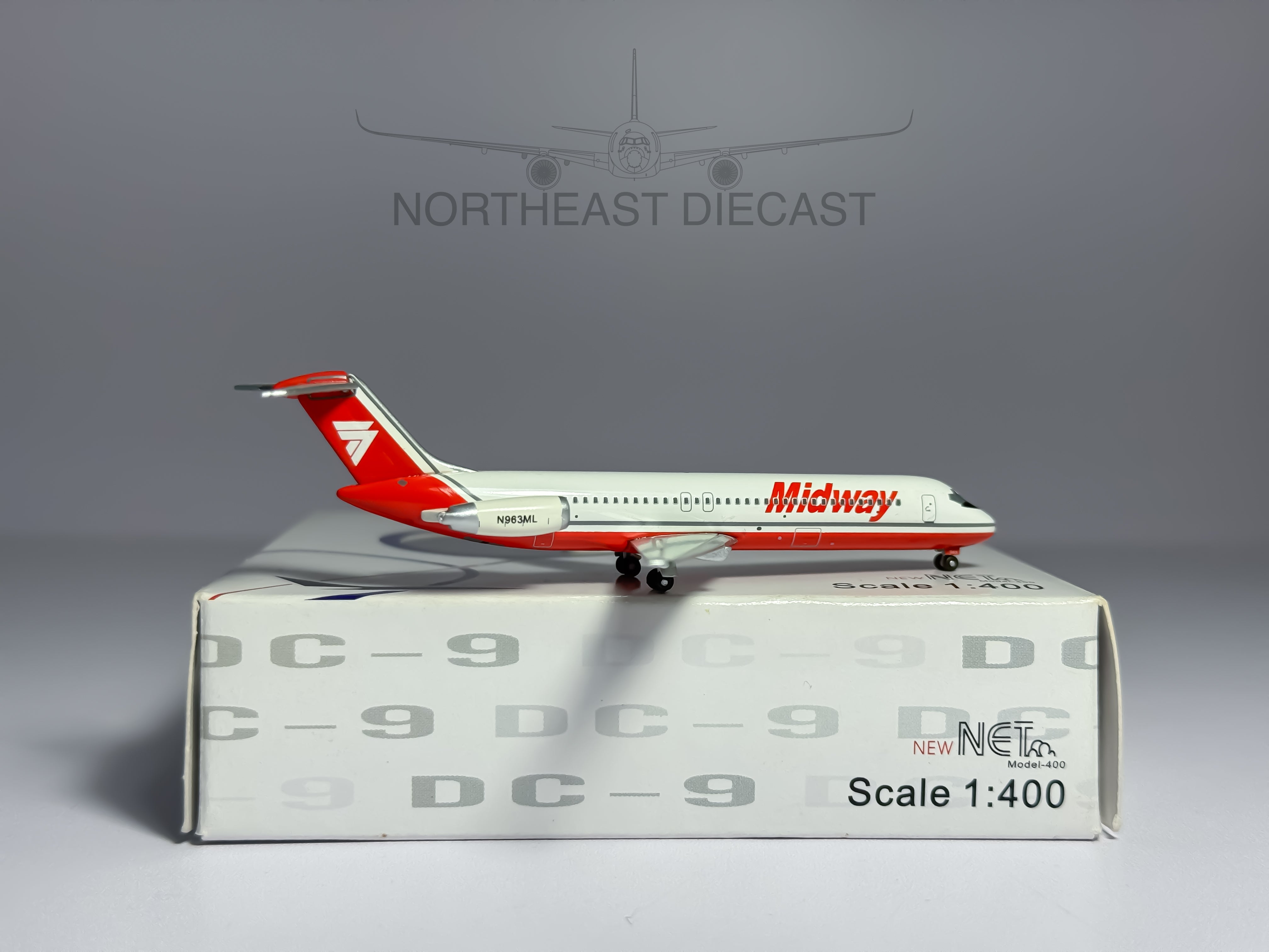 Douglas DC-9 Diecast Aircraft Models · Northeast Diecast