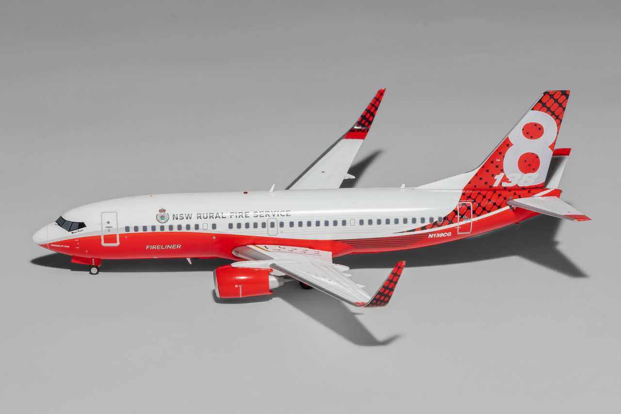 Gemini Jets 1:200 NSW Rural Fire Service Boeing 737-300 N138CG Fire Fighting Tanker G2NSW994