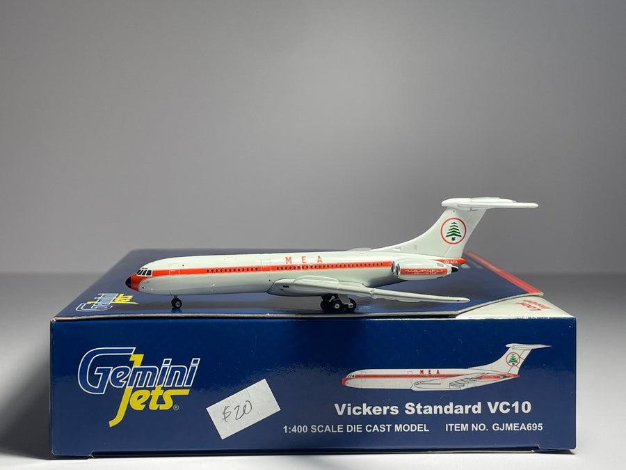 Gemini Jets 1:400 Middle East Airlines Vickers VC-10 OD-AFA 1970s colors GJMEA695