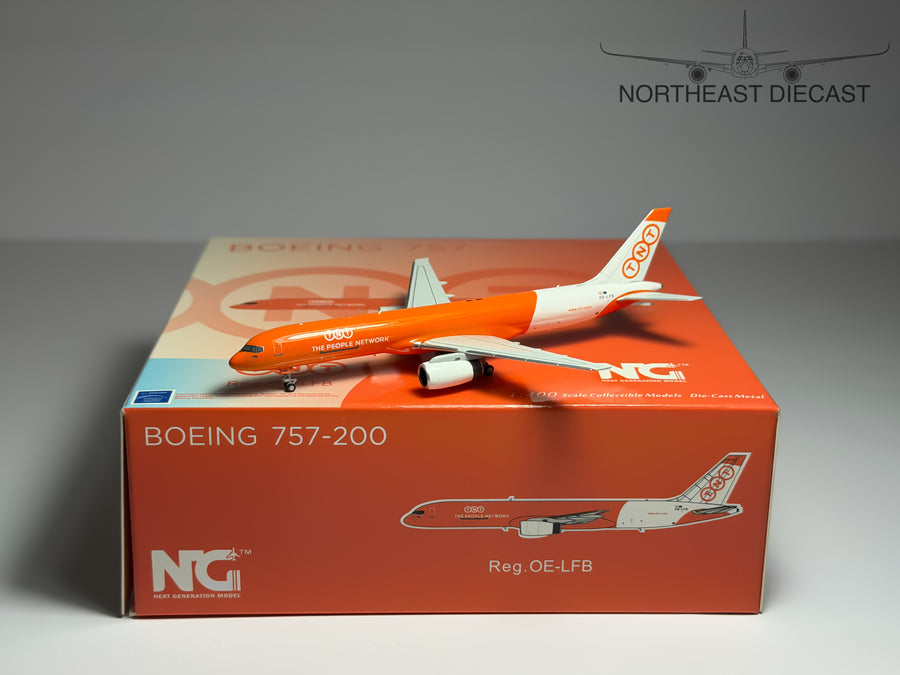 TNT Airways Boeing 757-200 1:400 NG Models OE-LFB (NG53173)