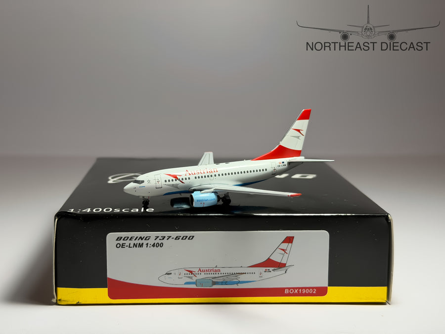 Austrian Airlines Boeing 737-600 1:400 Panda Models OE-LNM (BOX19002)