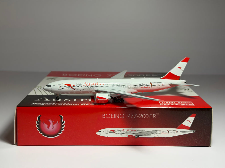 Phoenix Model 1:400 Austrian Boeing 777-200ER OE-LPD "my Sound"