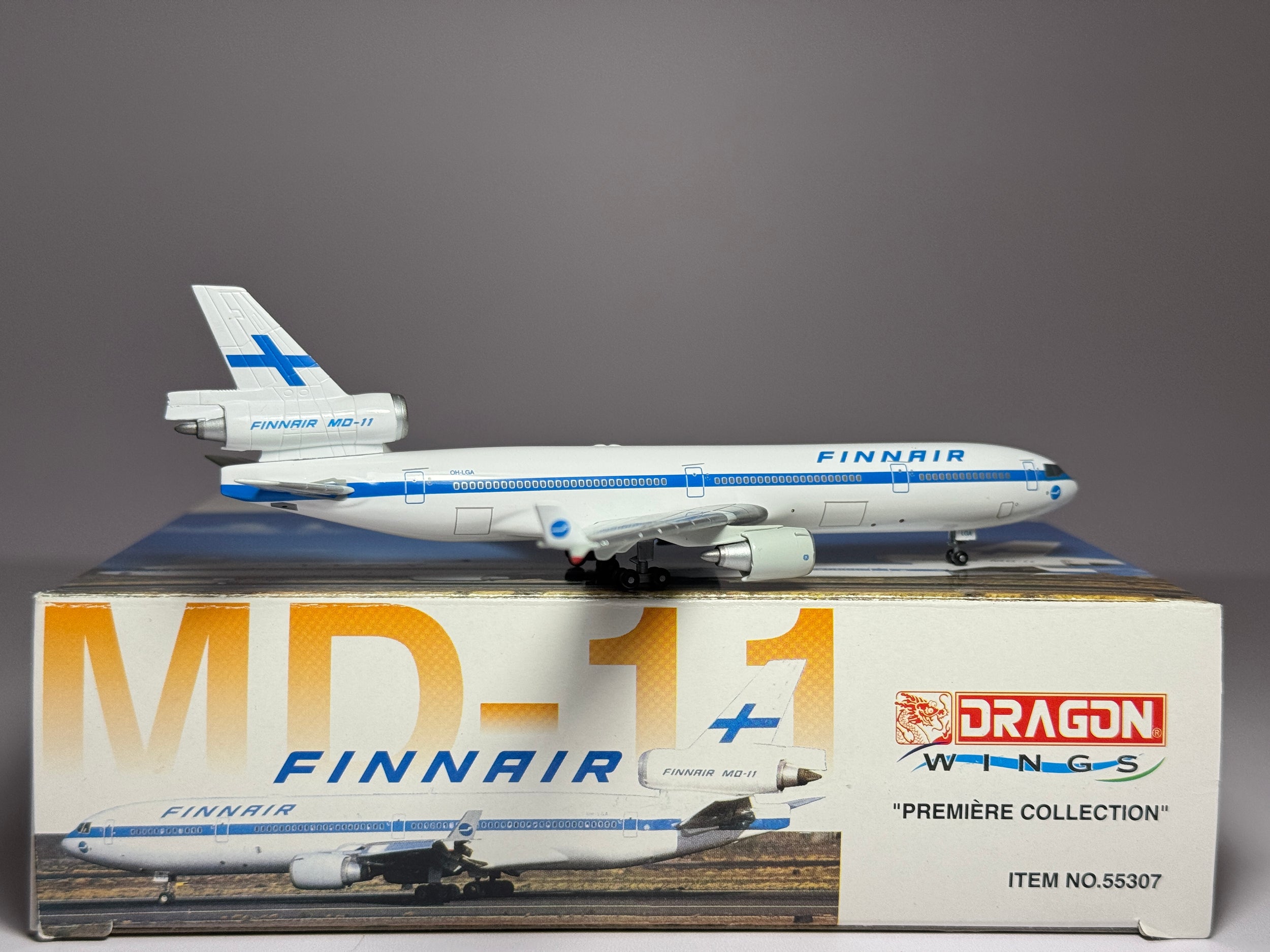 Dragon Wings 1:400 Finnair McDonnell Douglas MD-11 OH-LGA 55307