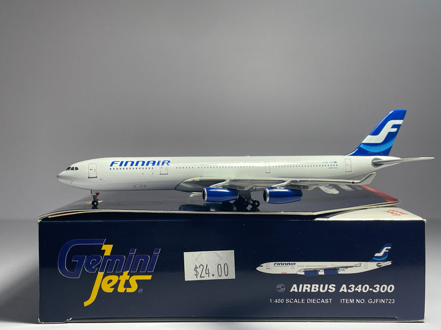 Gemini Jets 1:400 Finnair Airbus A340-300 OH-LOA 2000s colors GJFIN723
