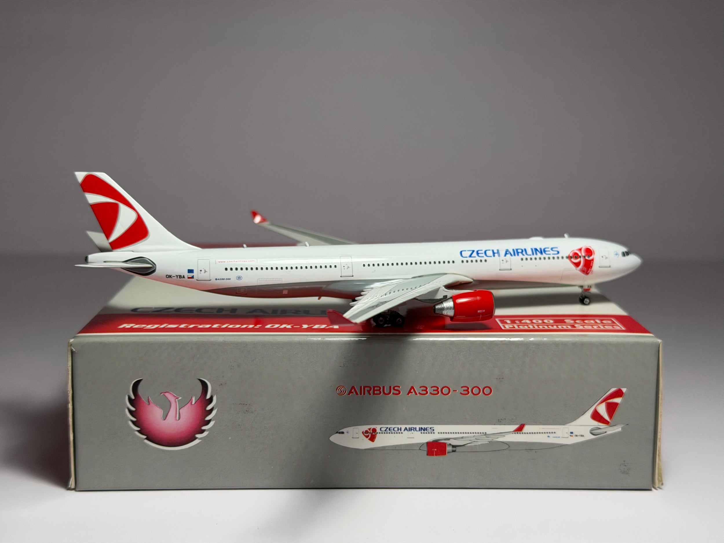 Phoenix Model 1:400 Czech Airlines Airbus A330-300 OK-YBA current colors PH4CSA1043