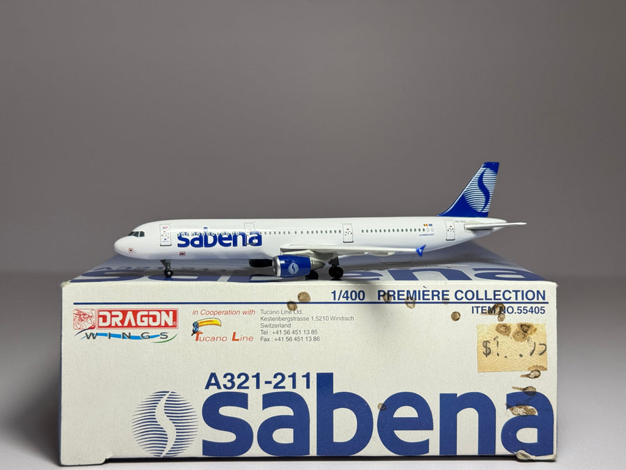 Dragon Wings 1:400 Sabena Airbus A321-200 OO-SUC 55405