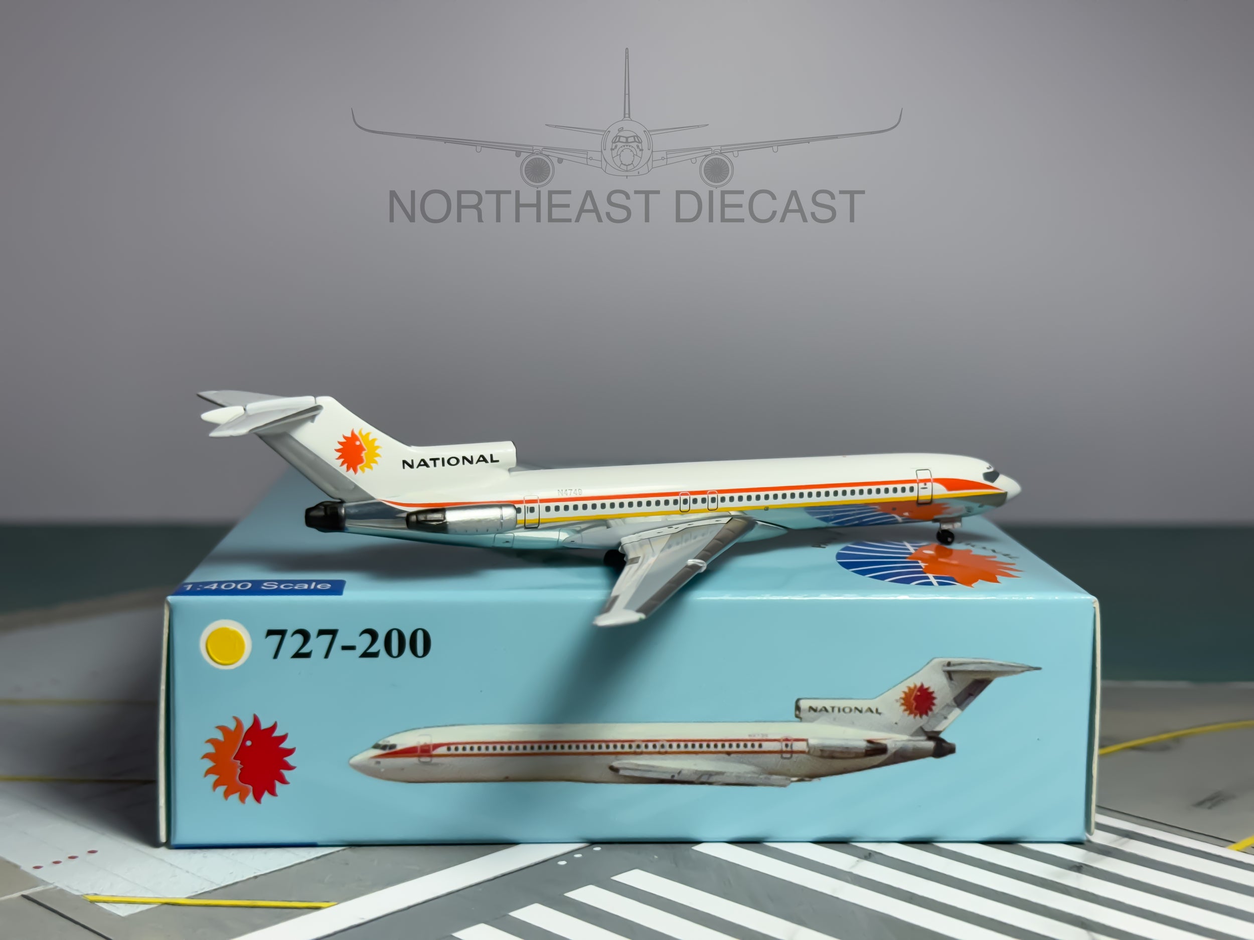 National Airlines Boeing 727-200 1:400 Aeroclassics N4749 (PAA0910B)