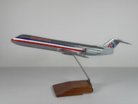 1:100 American Airlines Fokker F-100 - Eagle - Bare Metal | PACMIN