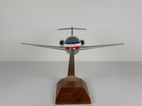 1:100 American Airlines Fokker F-100 - Eagle - Bare Metal | PACMIN