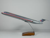1:100 American Airlines McDonnell Douglas MD-80 - Eagle - Bare Metal | PACMIN