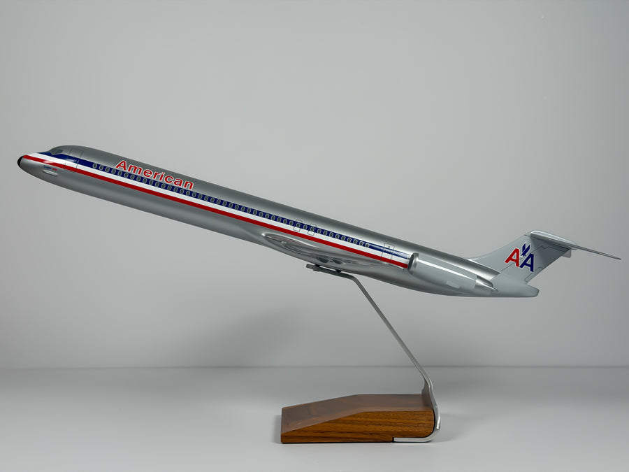 1:100 American Airlines McDonnell Douglas MD-80 - Eagle - Bare Metal | PACMIN