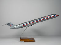 1:100 American Airlines McDonnell Douglas MD-80 - Eagle - Bare Metal | PACMIN