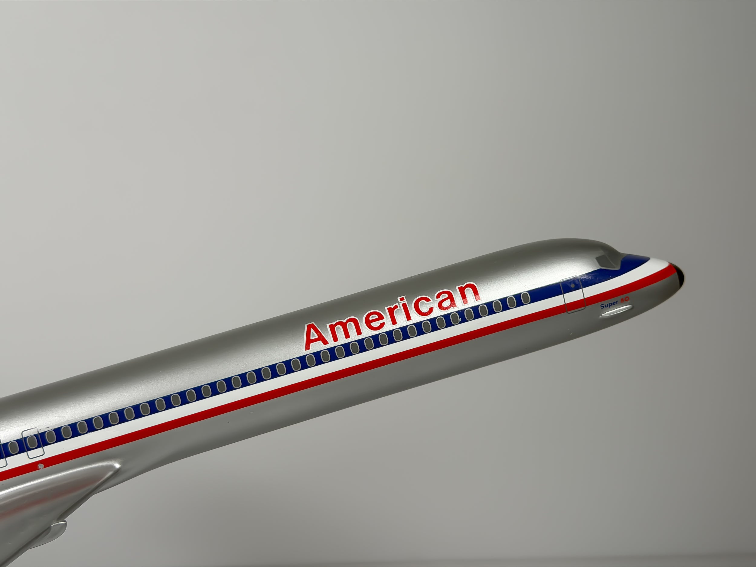 1:100 American Airlines McDonnell Douglas MD-80 - Eagle - Bare Metal | PACMIN