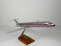 1:100 American Airlines McDonnell Douglas MD-80 - Eagle - Bare Metal | PACMIN