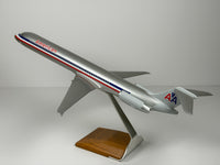 1:100 American Airlines McDonnell Douglas MD-80 - Eagle - Bare Metal | PACMIN