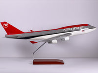 1:100 Northwest Airlines Boeing 747-400 - Bowling Shoe | PACMIN