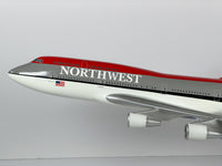 1:100 Northwest Airlines Boeing 747-400 - Bowling Shoe | PACMIN