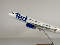 1:100 United Airlines Airbus A320 (N495UA) - "Ted" Orange Tulip | PACMIN
