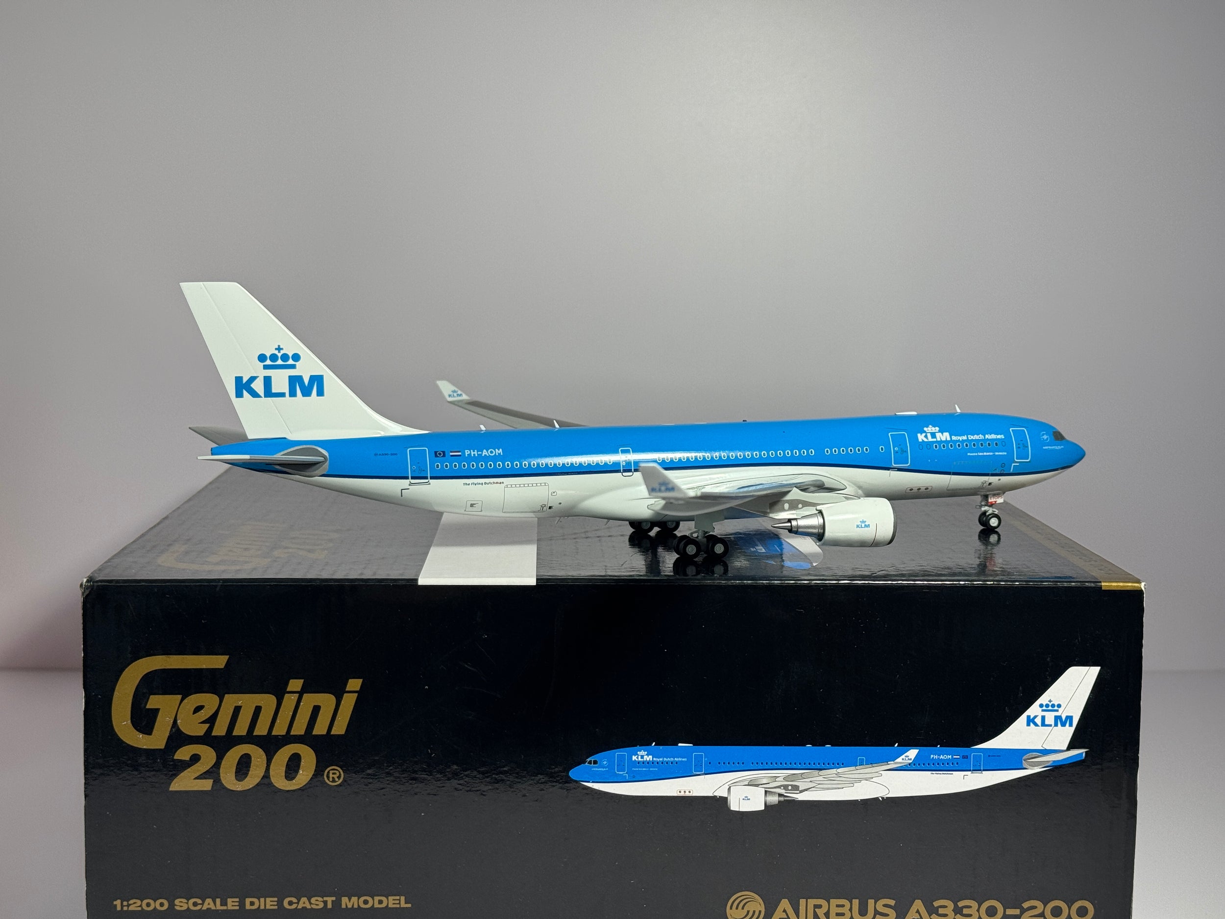 Gemini Jets 1:200 KLM Royal Dutch Airbus A330-200 PH-AOM Piazza San Marco G2KLM839
