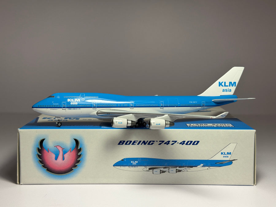Phoenix Models 1:400 KLM Asia Boeing 747-400 PH-BFP PH4KLM495