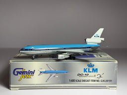 Gemini Jets 1:400 KLM Royal Dutch McDonnell Douglas DC-10 PH-DTA 1980s colors GJKLM191