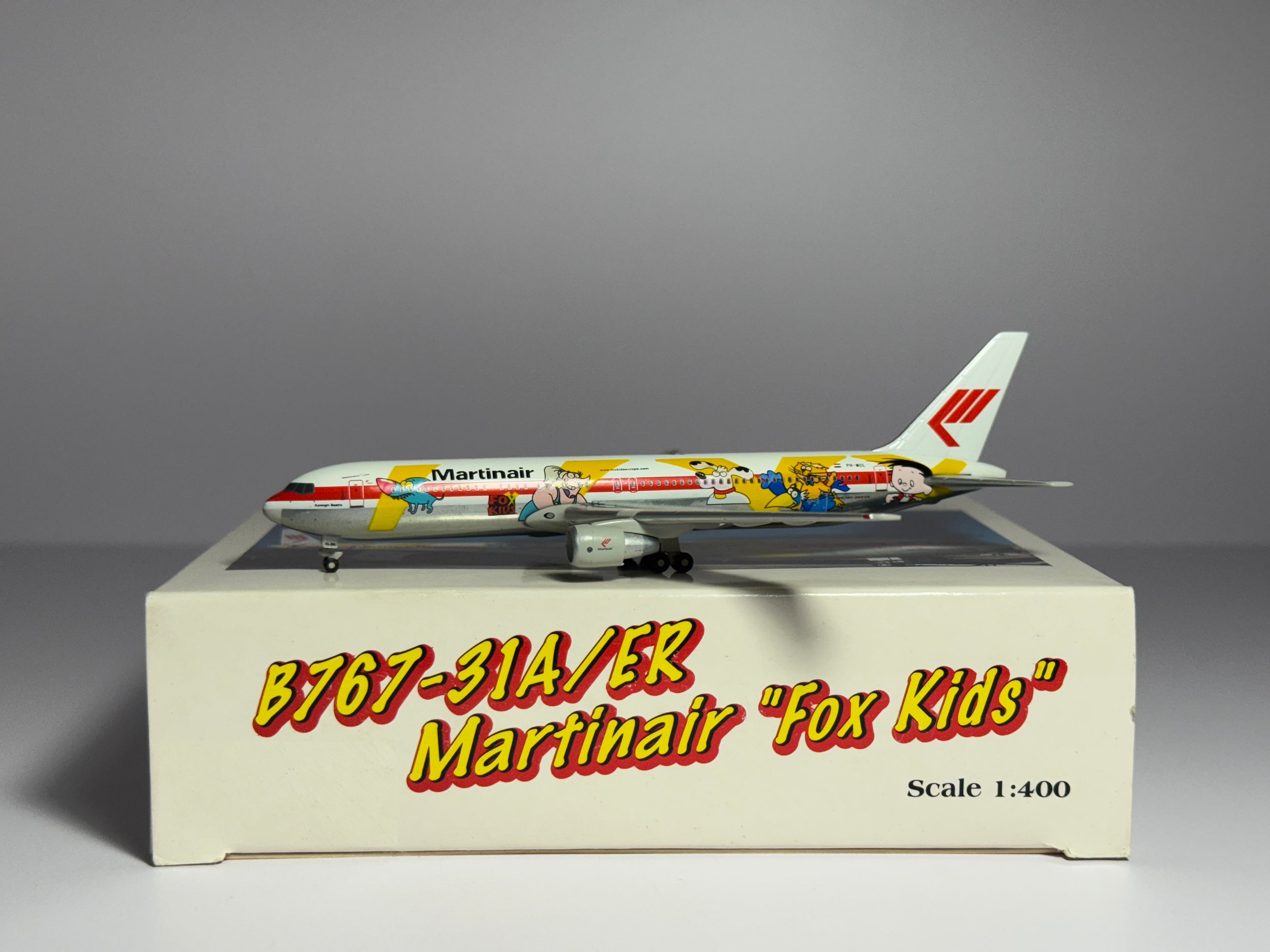 Gemini Jets 1:400 Martinair Boeing 767-300 PH-MCL Fox Kids GW3760