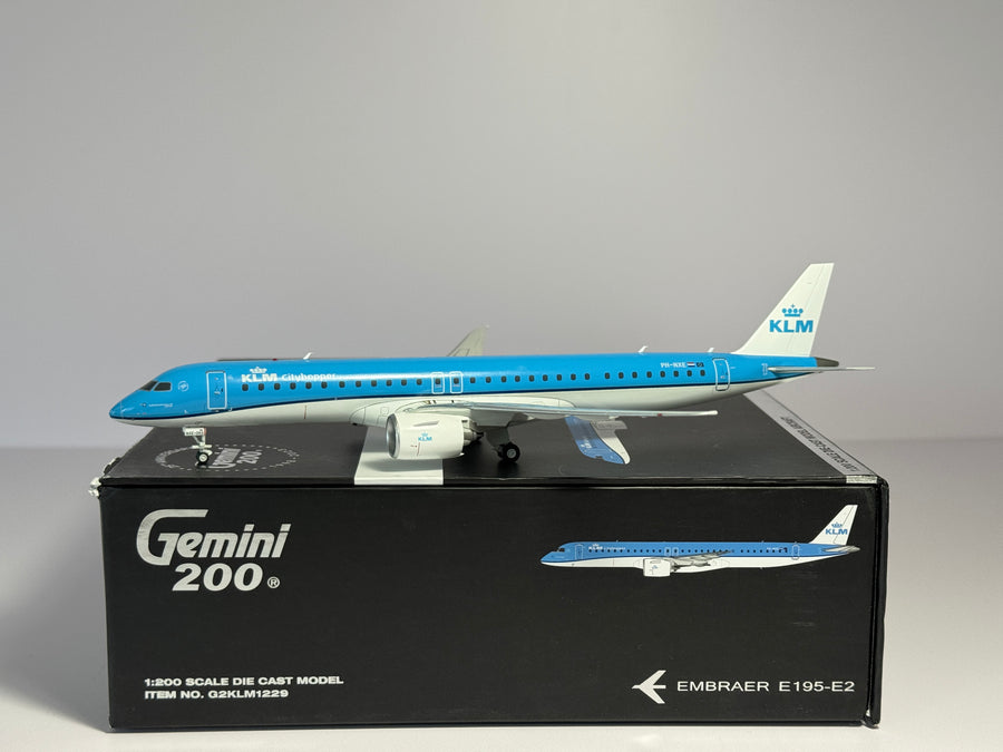 Gemini Jets 1:200 KLM Cityhopper Embraer E195-E2 PH-NXE new colors G2KLM1229