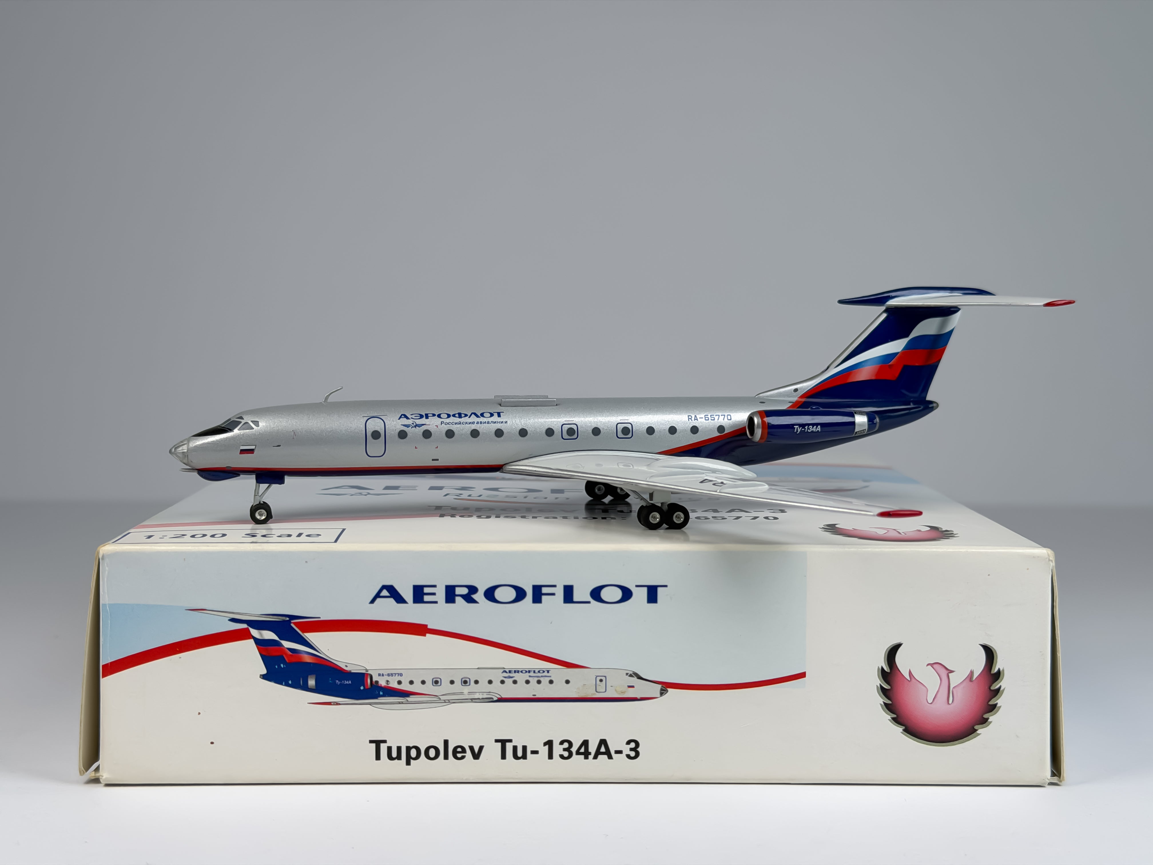Aeroflot Tupolev TU-134A 1:200 Phoenix RA-65770 (PH2AFL015)