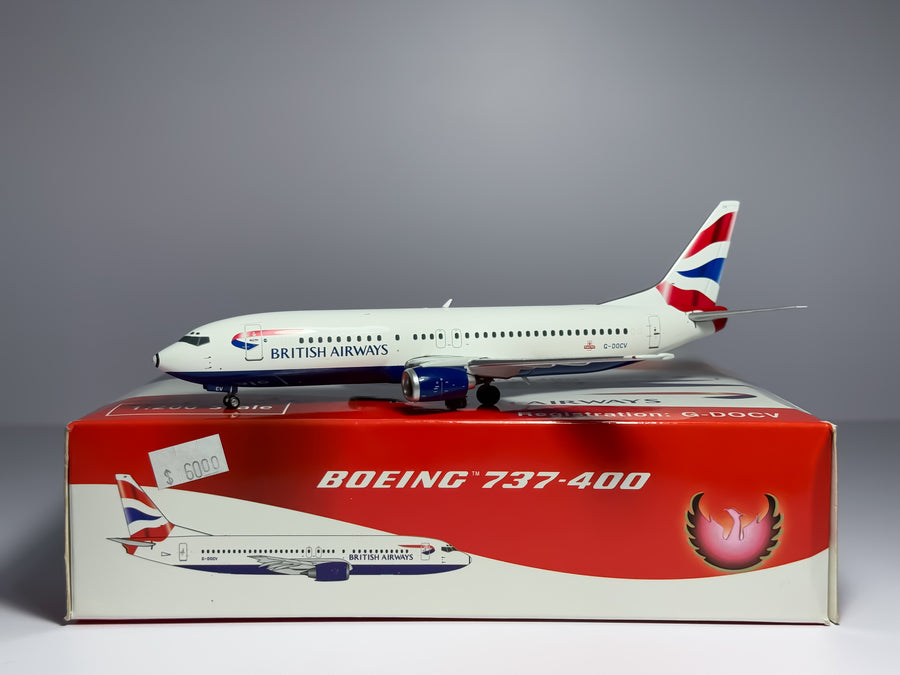 British Airways Boeing 737-400 1:200 Phoenix G-DOCV (PH2BAW053)
